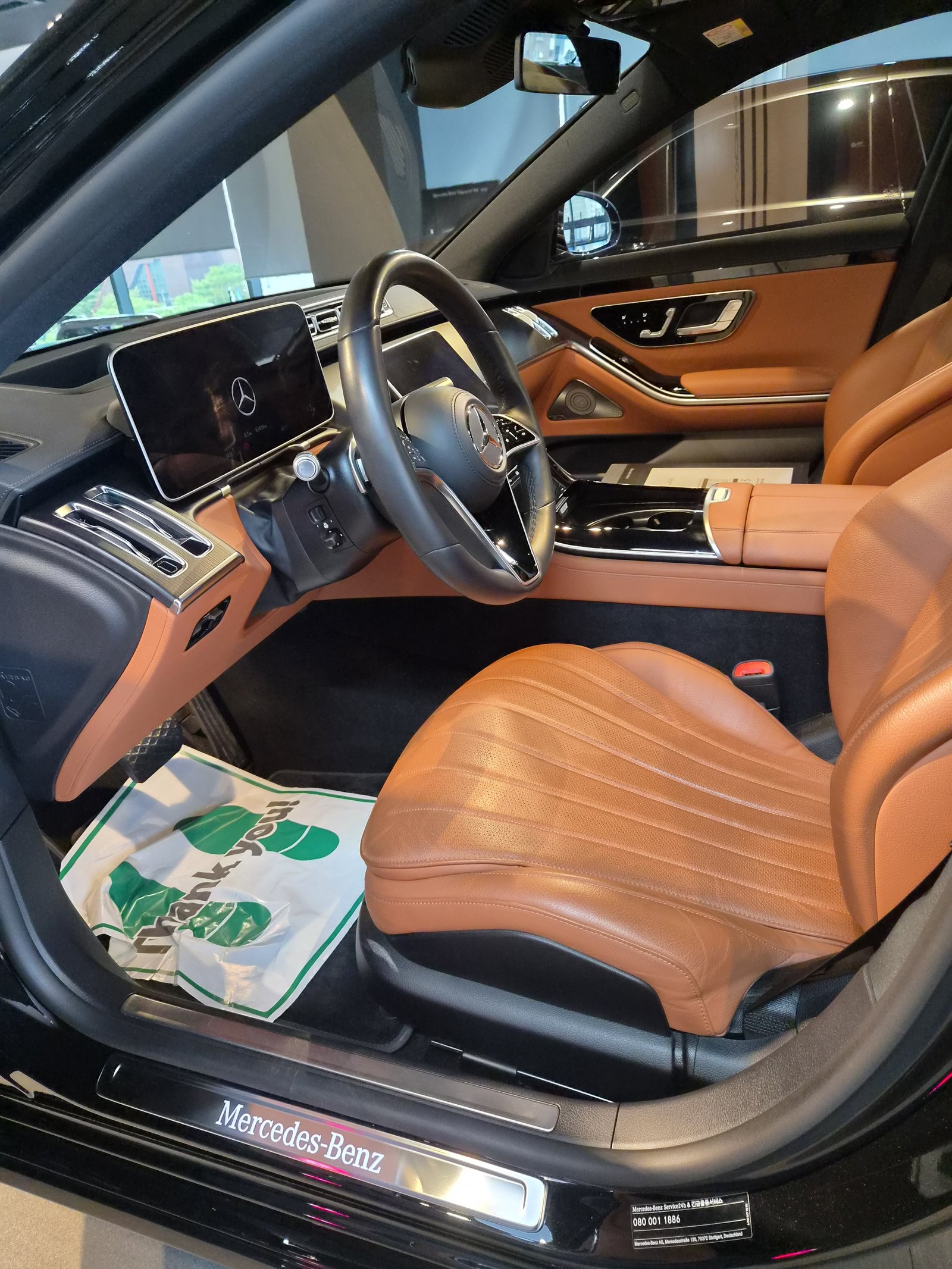 벤츠 S350 신차 실내 - 출고 전 컨디션