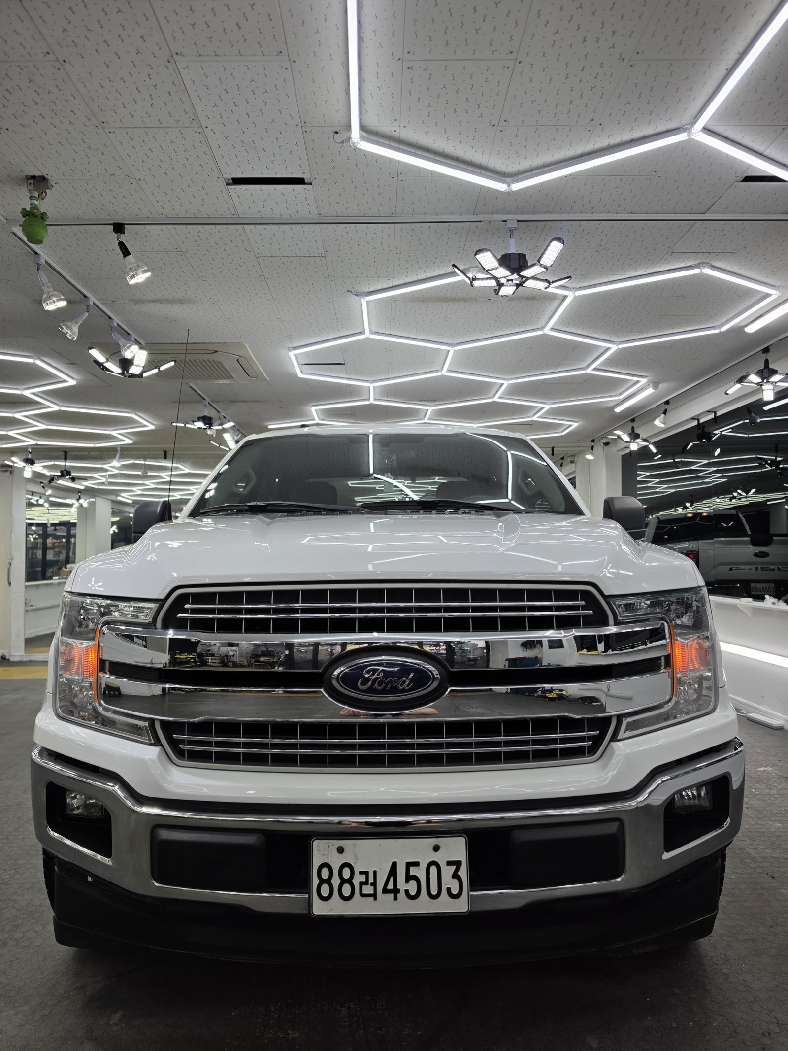 포드 F150 페인트 날림 제거 완료 - 부산 광택 쉴드광택