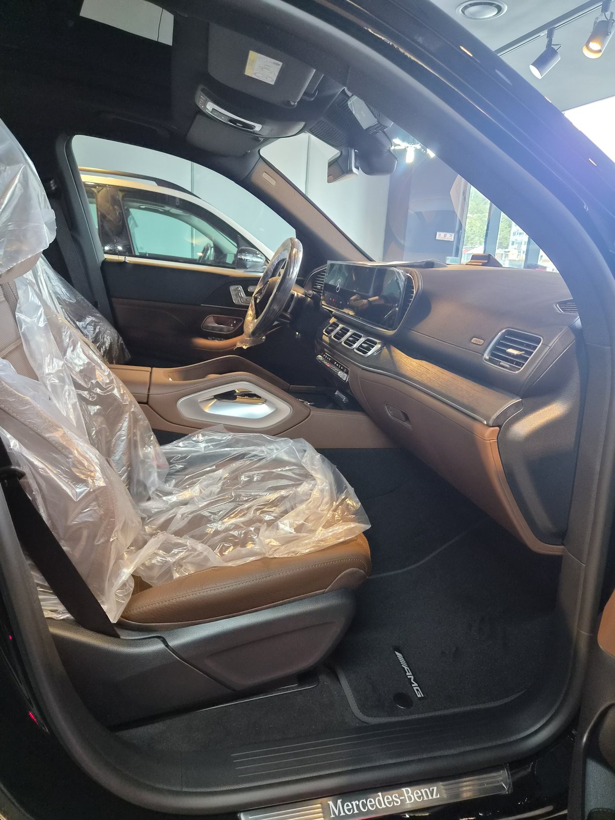 부산 유리막코팅 GLS450 실내 대시보드 - 출고 전 컨디션