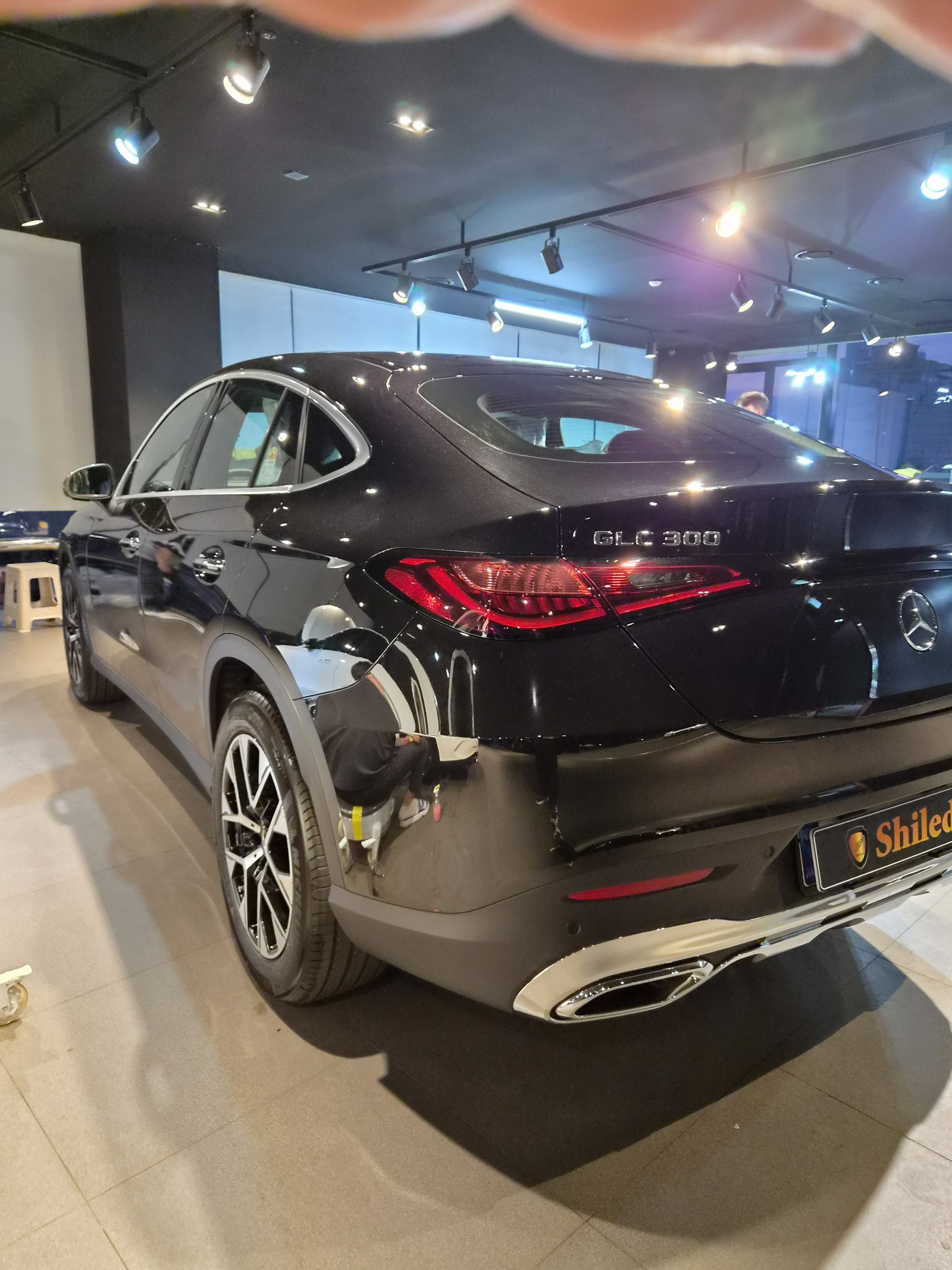 부산 벤츠 GLC300 쿠페 블랙 신차 후측면