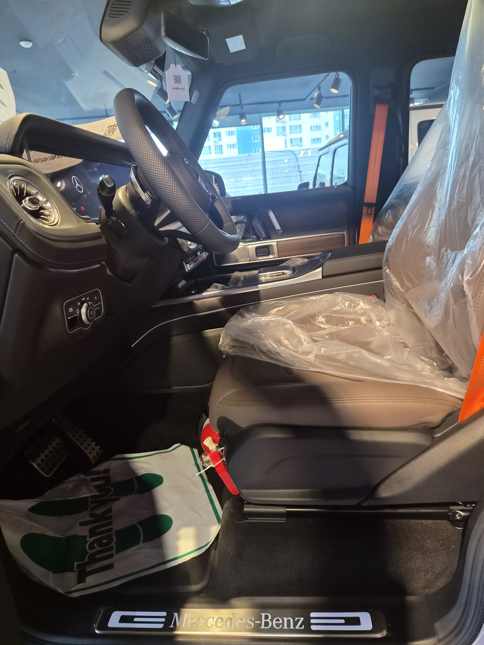 부산 유리막코팅 G450d 백색 신차 F5 - 쉴드광택 전측면