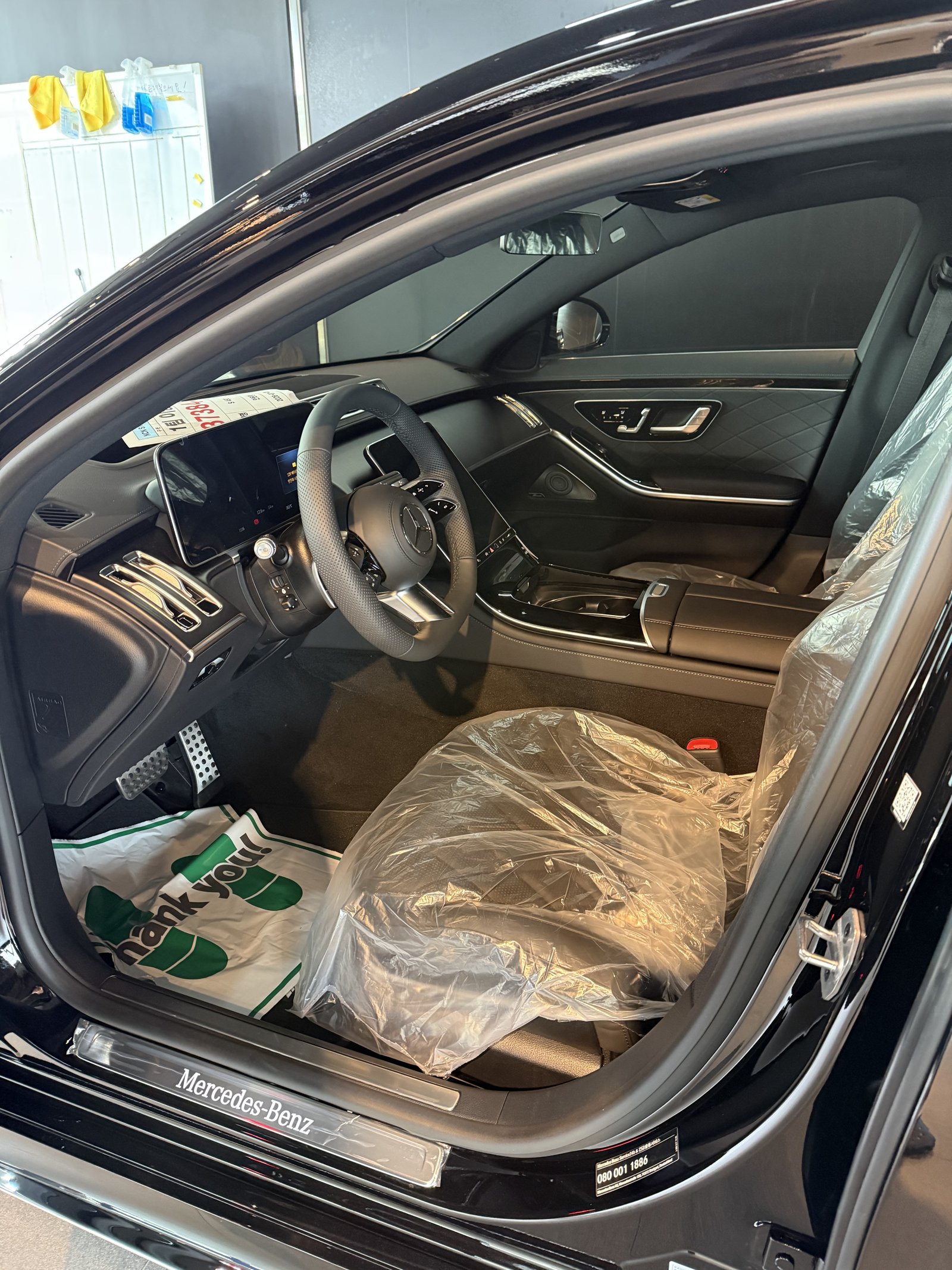 벤츠 S450 신차 실내 - 출고 전 컨디션