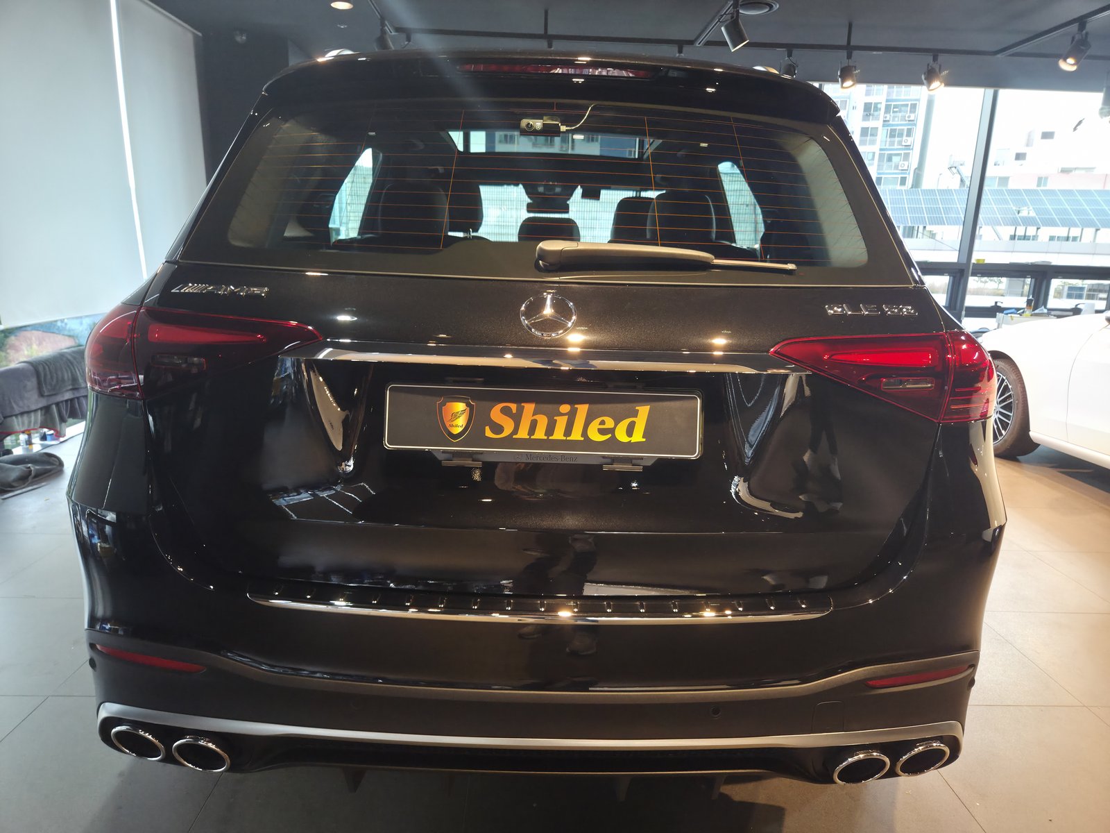 벤츠 GLE53 AMG 검정 광택 완료 - 부산 남구 쉴드광택