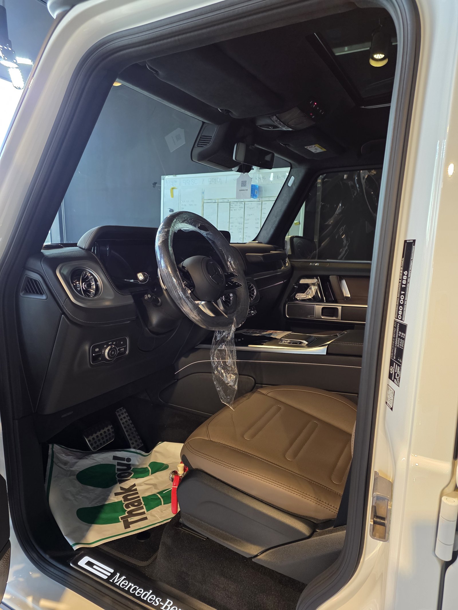 벤츠 G450 실내 시트 - 부산 시트코팅