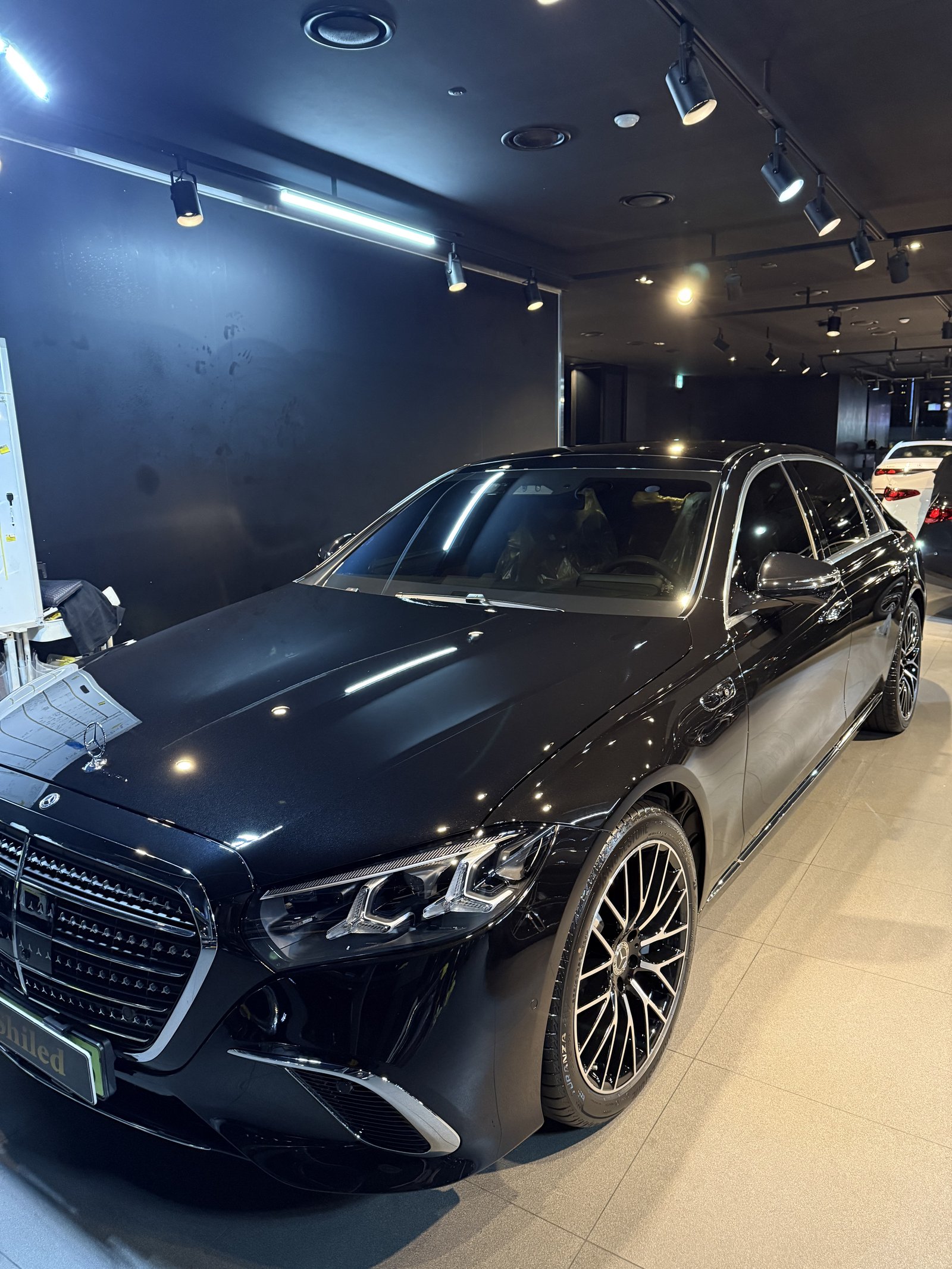 벤츠 S500 신차 측후면 광택