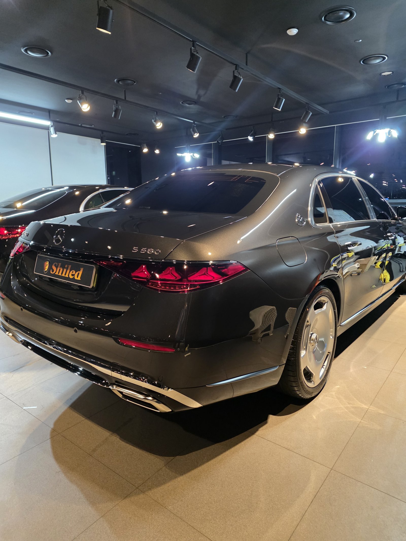 마이바흐 S580 신차 후측면 - 부산 쉴드광택 신차코팅