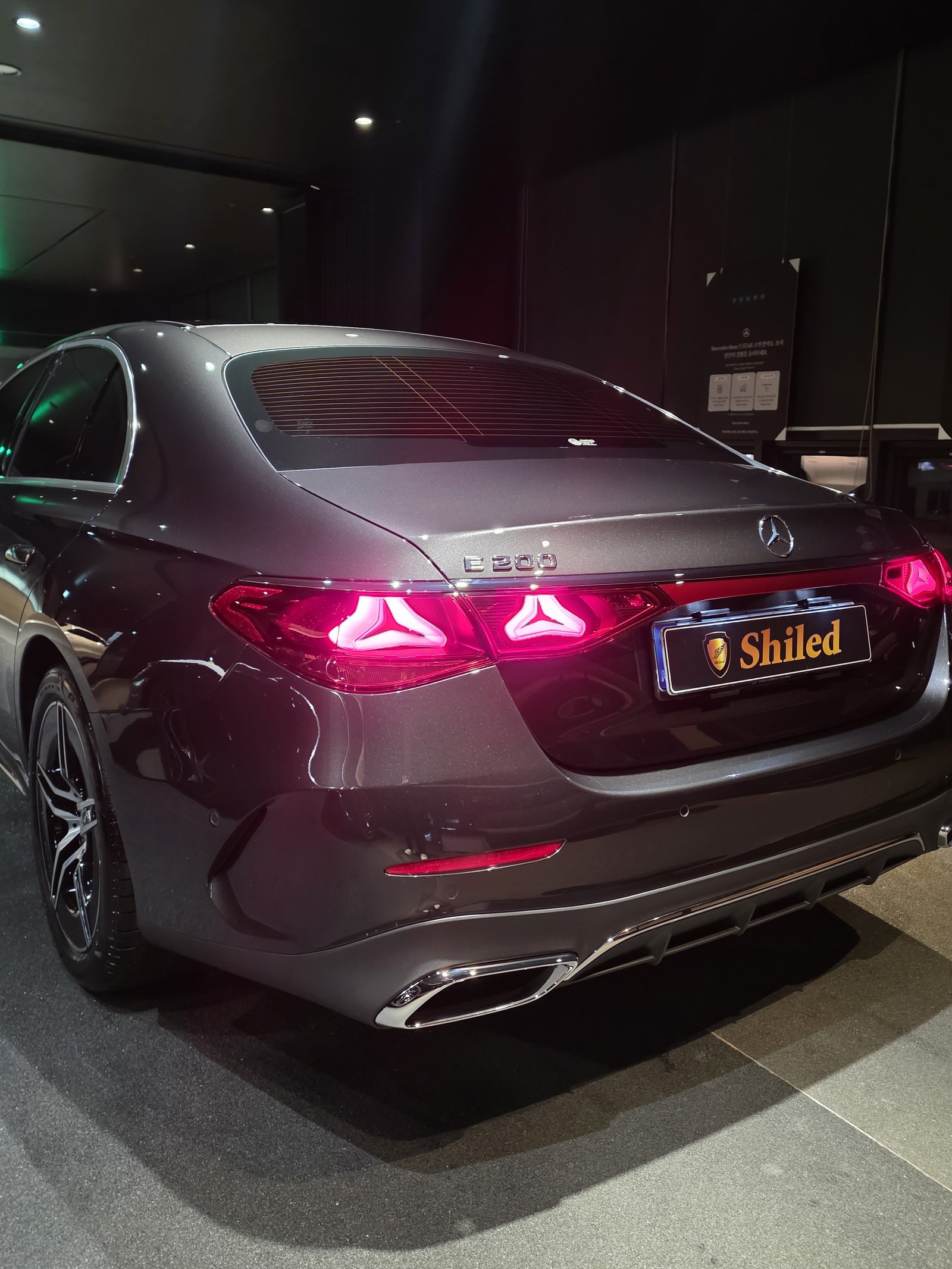E200 AMG 신차 측후면 - 부산 쉴드광택 신차코팅