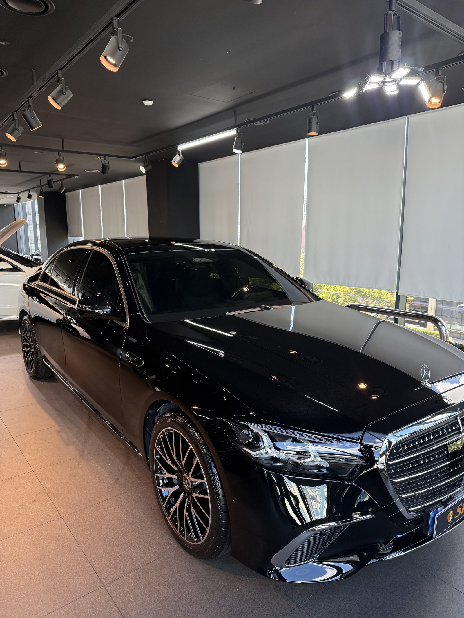 S500 신차 전측면 - 부산 유리막코팅