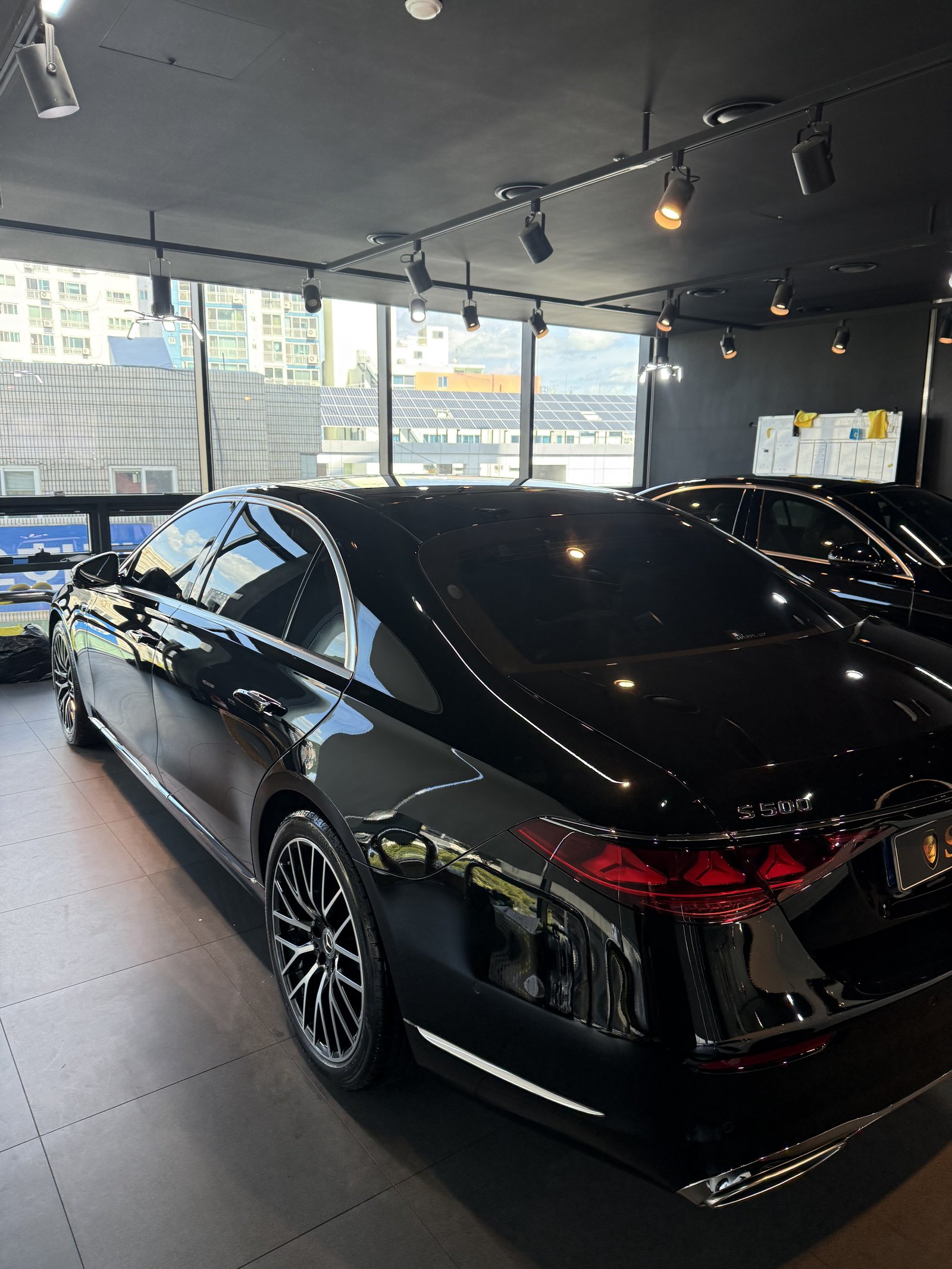 S500 신차 후면 - 부산 쉴드광택 신차코팅
